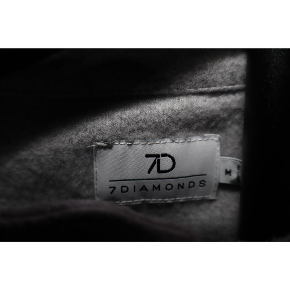 7 Diamond Generation Quarter Zip Pullover-Soft Grey-Medium - Picture 4 of 6